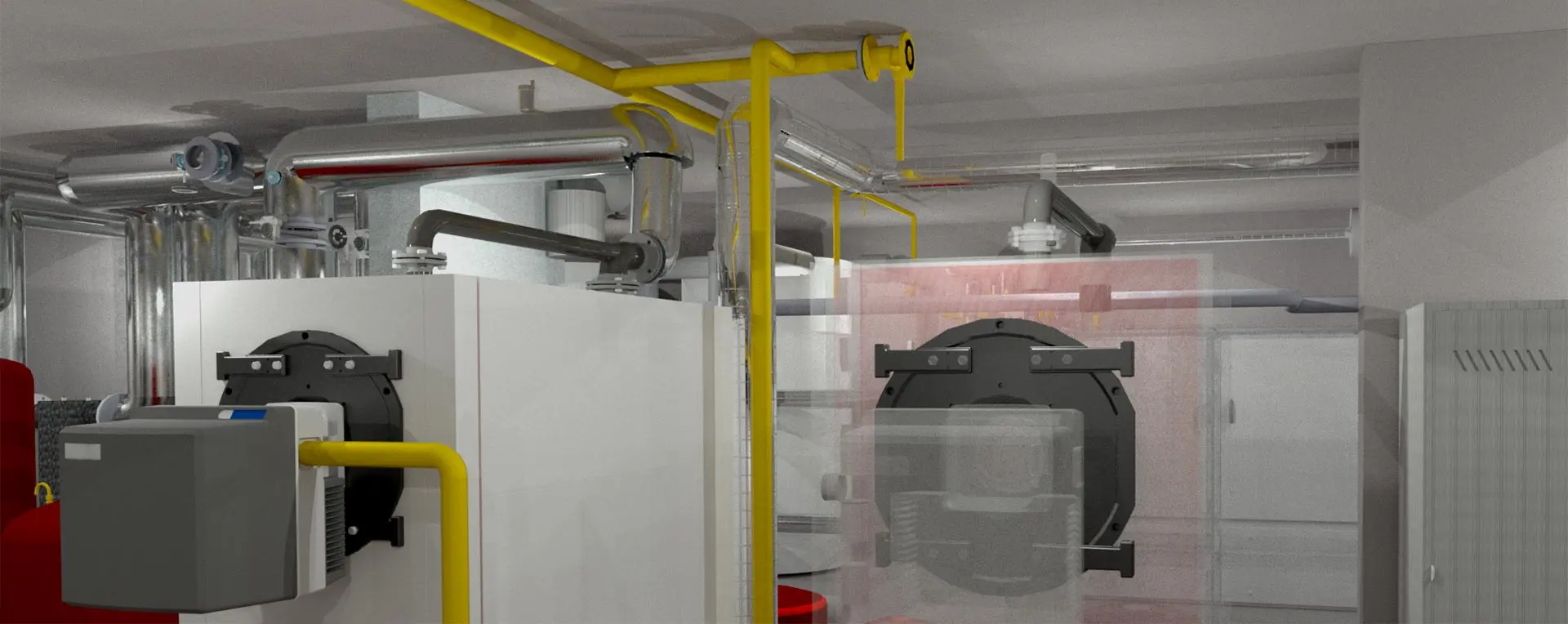 Zentrale, 3D CAD-Zeichnung